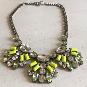 J. Crew Fashion Necklace in Neon Green